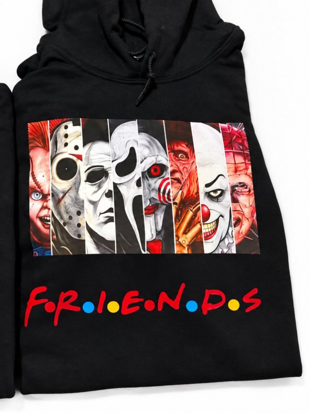 CUSTOM Horror Friends Hoodie Made to Order | Solabad Creations 🔥
